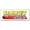 Signmission CARPET SALE BANNER SIGN store carpeting signs remnants wall to wall area rug B-Carpet Sale - alternate 1